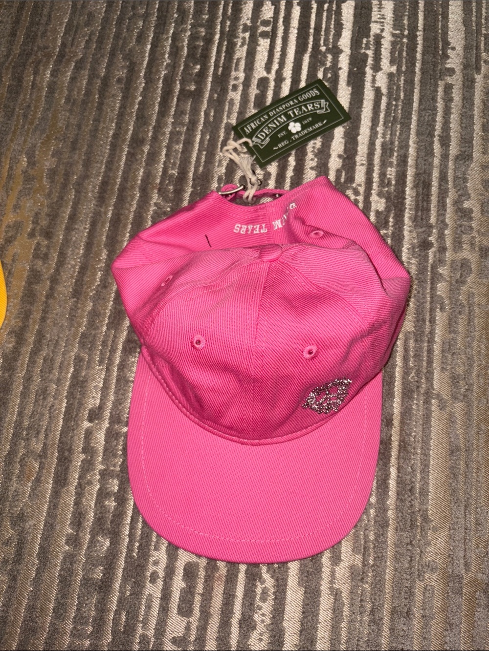 Pink Embroidered Heart Baseball Cap - Unbranded